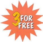 Three for free!!! (3 ���� �������� �� ������� �����)
